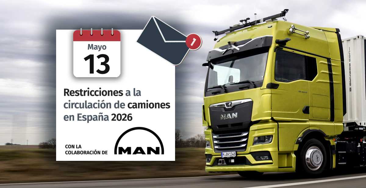 Restricciones a la circulación de camiones el 13 de mayo de 2026 ...